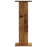 vidaXL Speaker Stands 2 pcs Old Wood 30x30x80 cm Engineered Wood