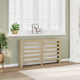 vidaXL Radiator Cover Sonoma Oak 149x20x82 cm Engineered Wood