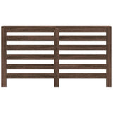 vidaXL Radiator Cover Brown Oak 149x20x82 cm Engineered Wood