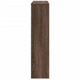 vidaXL Radiator Cover Brown Oak 149x20x82 cm Engineered Wood