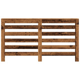 vidaXL Radiator Cover Old Wood 149x20x82 cm Engineered Wood