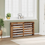 vidaXL Radiator Cover Old Wood 149x20x82 cm Engineered Wood