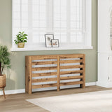 vidaXL Radiator Cover Artisian Oak 149x20x82 cm Engineered Wood