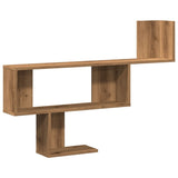 vidaXL Wall Shelf Artisian Oak 100x15x70 cm Engineered Wood