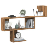 vidaXL Wall Shelf Artisian Oak 100x15x70 cm Engineered Wood