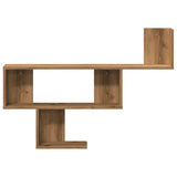 vidaXL Wall Shelf Artisian Oak 100x15x70 cm Engineered Wood