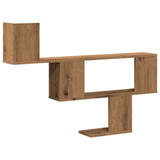 vidaXL Wall Shelf Artisian Oak 100x15x70 cm Engineered Wood