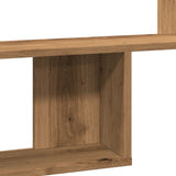 vidaXL Wall Shelf Artisian Oak 100x15x70 cm Engineered Wood