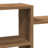 vidaXL Wall Shelf Artisian Oak 129x18x42 cm Engineered Wood