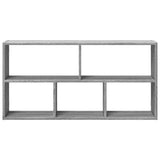 vidaXL Wall Shelf Grey Sonoma 100x25x50 cm Engineered Wood