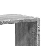 vidaXL Wall Shelf Grey Sonoma 100x25x50 cm Engineered Wood