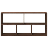 vidaXL Wall Shelf Brown Oak 100x25x50 cm Engineered Wood