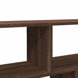 vidaXL Wall Shelf Brown Oak 100x25x50 cm Engineered Wood