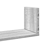 vidaXL Wall Shelves 3 pcs Grey Sonoma 80x18x18 cm Engineered Wood