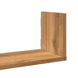 vidaXL Wall Shelves 3 pcs Artisian Oak 80x18x18 cm Engineered Wood