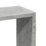 vidaXL Wall Shelf Concrete Grey 159x18x66 cm Engineered Wood