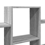 vidaXL Wall Shelf Grey Sonoma 159x18x66 cm Engineered Wood