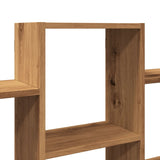 vidaXL Wall Shelf Artisian Oak 159x18x66 cm Engineered Wood