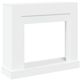 vidaXL Fireplace Surround White 100x30x87.5 cm Engineered Wood