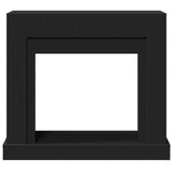 vidaXL Fireplace Surround Black 100x30x87.5 cm Engineered Wood