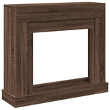 vidaXL Fireplace Surround Brown Oak 100x30x87.5 cm Engineered Wood