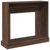 vidaXL Fireplace Surround Brown Oak 100x30x87.5 cm Engineered Wood