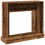 vidaXL Fireplace Surround Old Wood 100x30x87.5 cm Engineered Wood