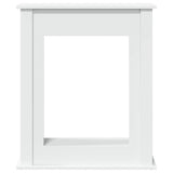 vidaXL Fireplace Surround White 75x20x87.5 cm Engineered Wood