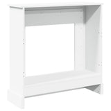 vidaXL Fireplace Surround White 90x30x90 cm Engineered Wood