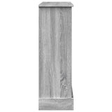 vidaXL Fireplace Surround Grey Sonoma 90x30x90 cm Engineered Wood