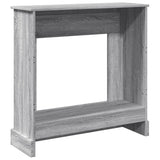 vidaXL Fireplace Surround Grey Sonoma 90x30x90 cm Engineered Wood