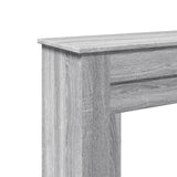 vidaXL Fireplace Surround Grey Sonoma 90x30x90 cm Engineered Wood