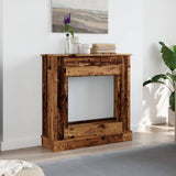 vidaXL Fireplace Surround Old Wood 90x30x90 cm Engineered Wood