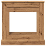 vidaXL Fireplace Surround Artisan Oak 90x30x90 cm Engineered Wood