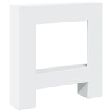 vidaXL Fireplace Surround White 81x18x82 cm Engineered Wood