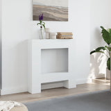 vidaXL Fireplace Surround White 81x18x82 cm Engineered Wood