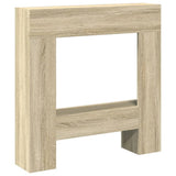 vidaXL Fireplace Surround Sonoma Oak 81x18x82 cm Engineered Wood