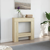 vidaXL Fireplace Surround Sonoma Oak 81x18x82 cm Engineered Wood