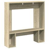 vidaXL Fireplace Surround Sonoma Oak 81x18x82 cm Engineered Wood