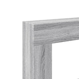 vidaXL Fireplace Surround Grey Sonoma 81x18x82 cm Engineered Wood