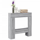 vidaXL Fireplace Surround Grey Sonoma 81x18x82 cm Engineered Wood