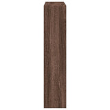 vidaXL Fireplace Surround Brown Oak 81x18x82 cm Engineered Wood