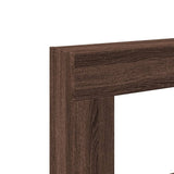 vidaXL Fireplace Surround Brown Oak 81x18x82 cm Engineered Wood