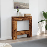 vidaXL Fireplace Surround Old Wood 81x18x82 cm Engineered Wood