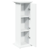 vidaXL Display Stand with Storage White 31x30x90 cm Engineered Wood