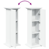 vidaXL Display Stand with Storage White 31x30x90 cm Engineered Wood