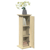 vidaXL Display Stand with Storage Sonoma Oak 31x30x90 cm Engineered Wood