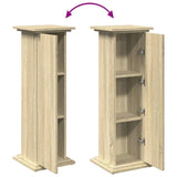 vidaXL Display Stand with Storage Sonoma Oak 31x30x90 cm Engineered Wood