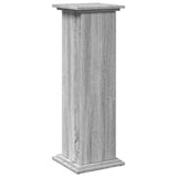 vidaXL Display Stand with Storage Grey Sonoma 31x30x90 cm Engineered Wood