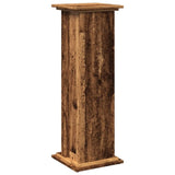 vidaXL Display Stand with Storage Old Wood 31x30x90 cm Engineered Wood